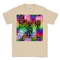 Mushroom neon safari seamless pattern 2 Classic Tee - BundleAndBundleShop