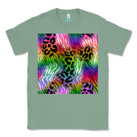 Sage neon safari seamless pattern 2 Classic Tee - BundleAndBundleShop