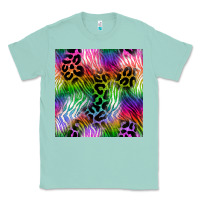 Seafoam neon safari seamless pattern 2 Classic Tee - BundleAndBundleShop