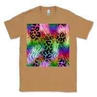 Toasted Coconut neon safari seamless pattern 2 Classic Tee - BundleAndBundleShop