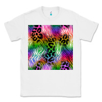 White neon safari seamless pattern 2 Classic Tee - BundleAndBundleShop