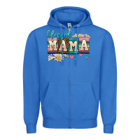 True Royal daisy blessed mama Zipper Hoodie - AdoDesignShop