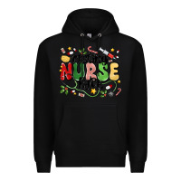 Black resting nurse face Premium Hoodie - MaliasSmallBusiness