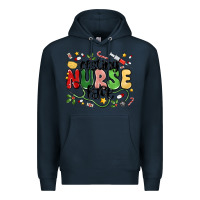 Navy resting nurse face Premium Hoodie - MaliasSmallBusiness