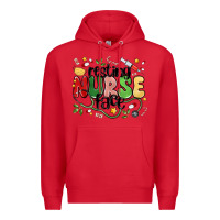 Red resting nurse face Premium Hoodie - MaliasSmallBusiness