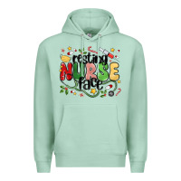 Seafoam resting nurse face Premium Hoodie - MaliasSmallBusiness