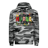 Slate Camo resting nurse face Premium Hoodie - MaliasSmallBusiness