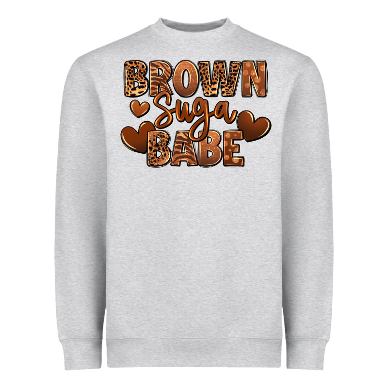 Brown Sugar Babe Heavyweight Sweatshirt by RanaPortraitStore | Teevron