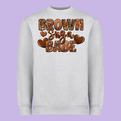 Heavyweight Sweatshirt Brown sugar babe