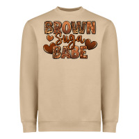 Mushroom Brown sugar babe Heavyweight Sweatshirt - RanaPortraitStore