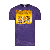 Cloud Purple bumble bee gnomes Vintage Tee - Zillion Design Studio