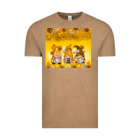Vintage Coffee bumble bee gnomes Vintage Tee - Zillion Design Studio