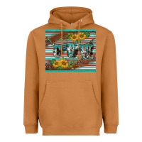 Meerkat western cow serape leopard sunflowers mousepad Heavyweight Hoodie - BarkalooDesign