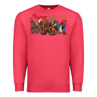 Cardinal Christmas Army Mom Premium Sweatshirt - NancyCooperArtShop