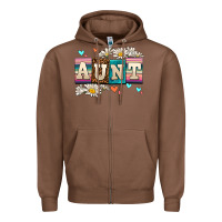 Chestnut daisy aunt Zipper Hoodie - AdoDesignShop