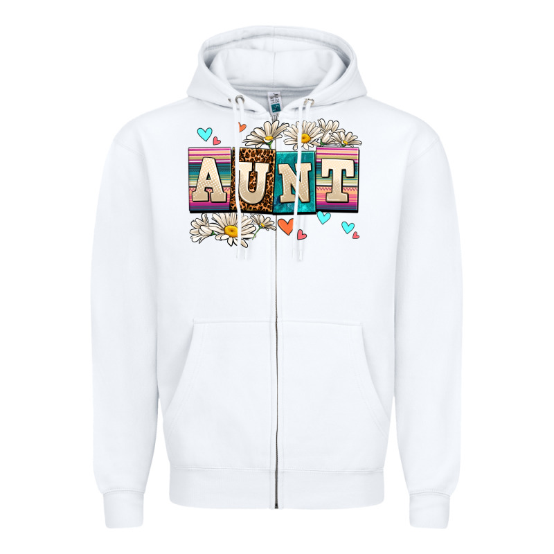 Daisy Aunt Zipper Hoodie by AdoDesignShop | Teevron