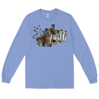 Colony Blue faith Long Sleeve Tee - SublimationCraftShop