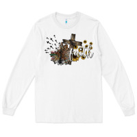 White faith Long Sleeve Tee - SublimationCraftShop