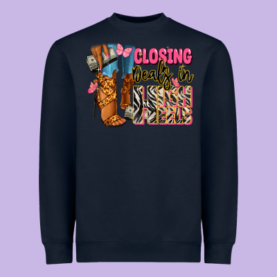 Heavyweight Sweatshirt Closing deals in high heels black fashion girl