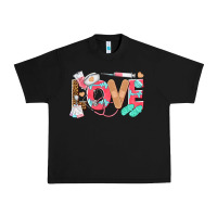 Black nurse love Urban Heavy Tee - texasbilliewilder