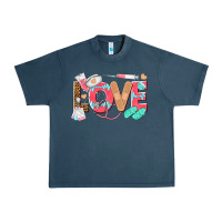 Midnight Navy nurse love Urban Heavy Tee - texasbilliewilder