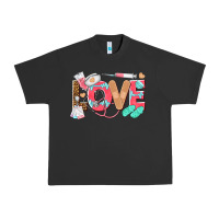 Pigment Black nurse love Urban Heavy Tee - texasbilliewilder
