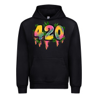 Black 420 cannabis Urban Hoodie - Artiststas