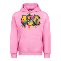 Fuchsia Pink 420 cannabis Urban Hoodie - Artiststas