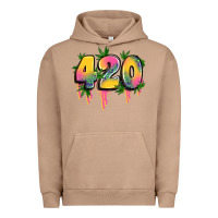 Pigment Burro 420 cannabis Urban Hoodie - Artiststas