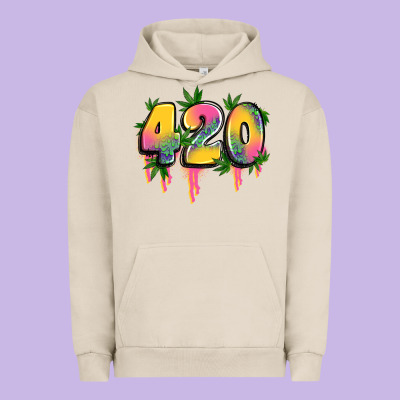 420 Cannabis Urban Hoodie Designed By Artiststas
