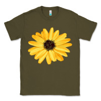 Army Green sunflower Classic Tee - FaDigitalArtStudio