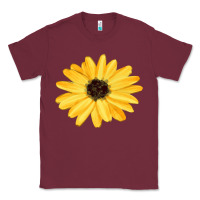 Burgundy sunflower Classic Tee - FaDigitalArtStudio