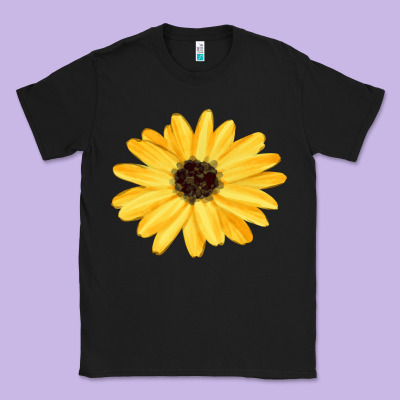Sunflower Classic Tee Designed By Fadigitalartstudio