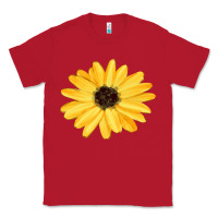 Red sunflower Classic Tee - FaDigitalArtStudio