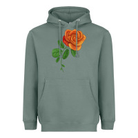 Sage Burst Of Joy Rose Heavyweight Hoodie - LillyAllenDesigns
