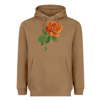 Toasted Coconut Burst Of Joy Rose Heavyweight Hoodie - LillyAllenDesigns