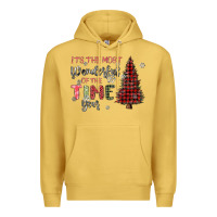 Antique Gold its the most wonderful time of the year Premium Hoodie - MaliasSmallBusiness