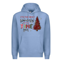 Colony Blue its the most wonderful time of the year Premium Hoodie - MaliasSmallBusiness