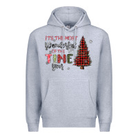 Heather Grey its the most wonderful time of the year Premium Hoodie - MaliasSmallBusiness