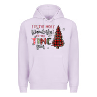 Lilac its the most wonderful time of the year Premium Hoodie - MaliasSmallBusiness