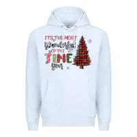 White its the most wonderful time of the year Premium Hoodie - MaliasSmallBusiness