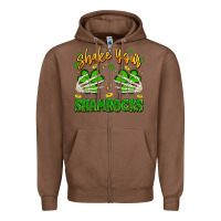 Chestnut shake your shamrocks Zipper Hoodie - Artiststas