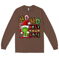 Chestnut ho ho holy shit Long Sleeve Tee - FaDigitalArtStudio