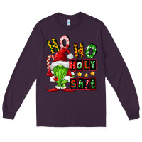 Plum ho ho holy shit Long Sleeve Tee - FaDigitalArtStudio
