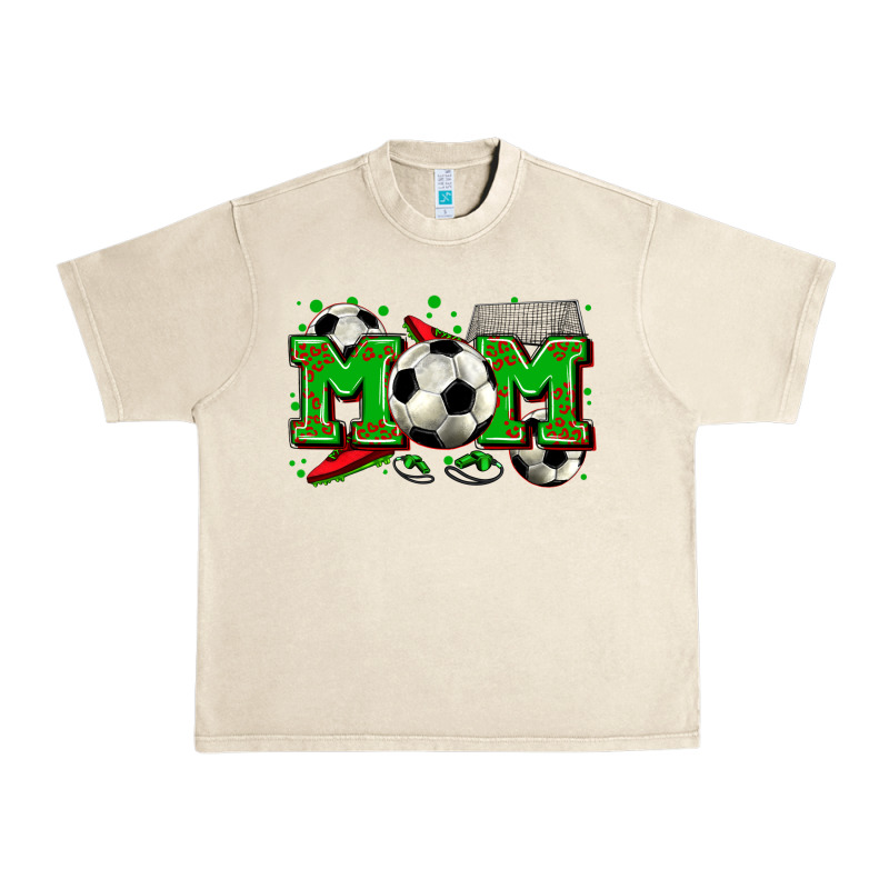 Mom Soccer Urban Heavy Tee by Zillion Design Studio | Teevron