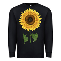 Black giganteus sunflower Premium Sweatshirt - LillyAllenDesigns