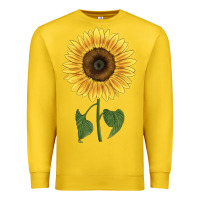 Lemon giganteus sunflower Premium Sweatshirt - LillyAllenDesigns