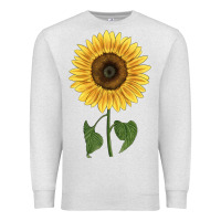 Oatmeal Heather giganteus sunflower Premium Sweatshirt - LillyAllenDesigns