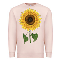 Pale Pink giganteus sunflower Premium Sweatshirt - LillyAllenDesigns