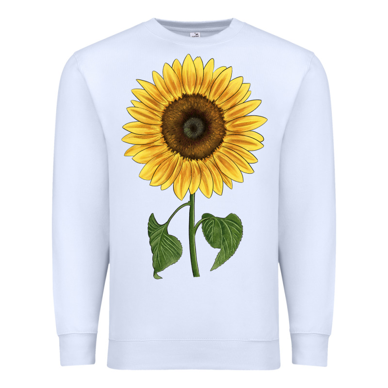 Giganteus Sunflower Premium Sweatshirt by LillyAllenDesigns | Teevron